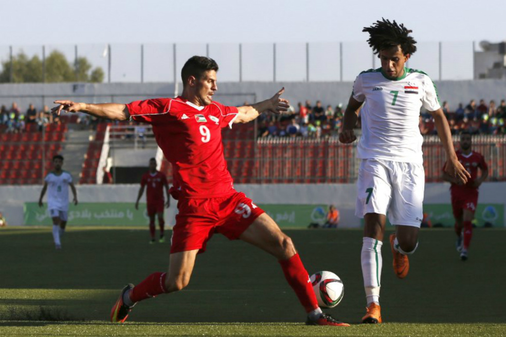 Selección de Irak disputó partido en territorio palestino