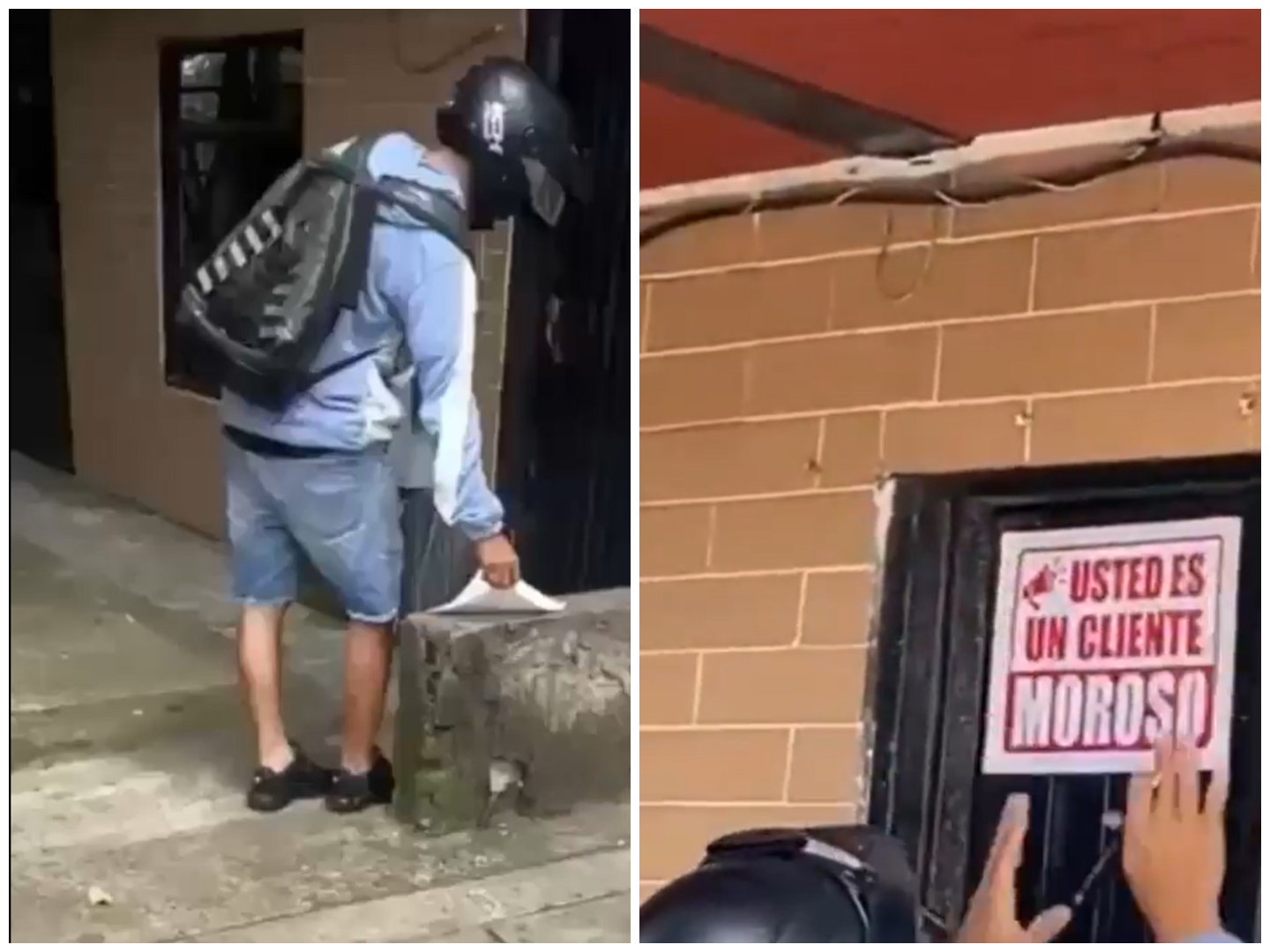 “Gota a gota” en Cali amedrentan a deudores con letreros en sus viviendas