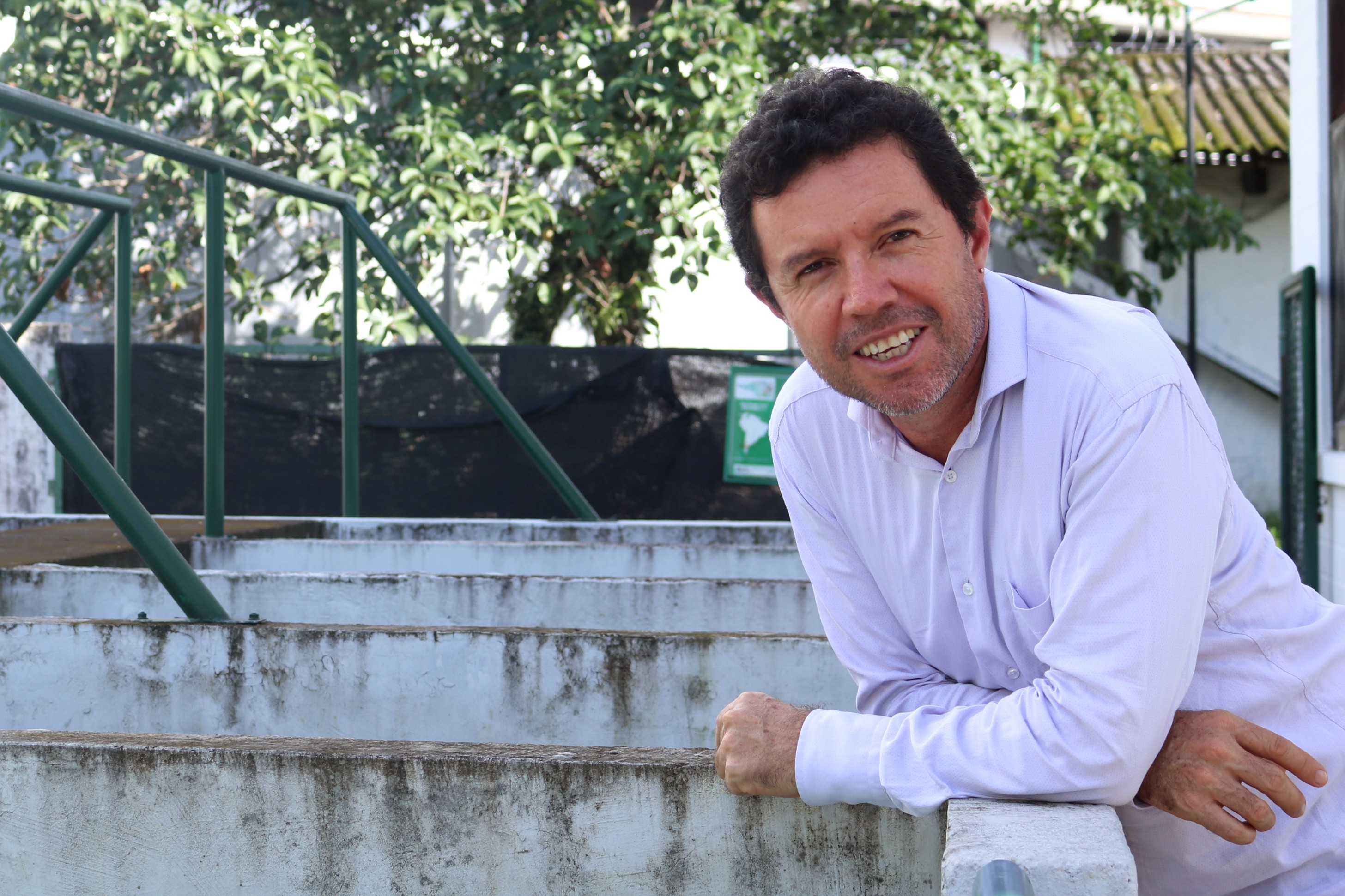 Germán Preciado, veterinario de la Estación desde 2011.
