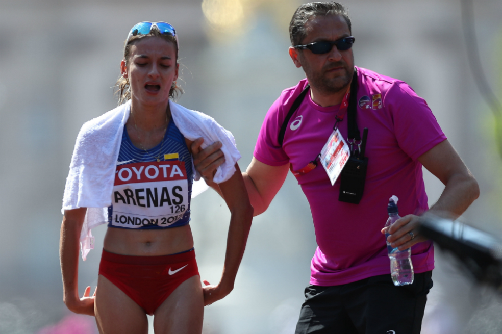 Sandra Arenas bate récord nacional y termina quinta en Mundial de Atletismo