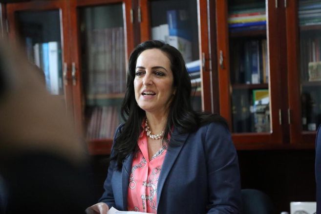 María Fernanda Cabal responde a polémica por foto con Jorge Pretelt