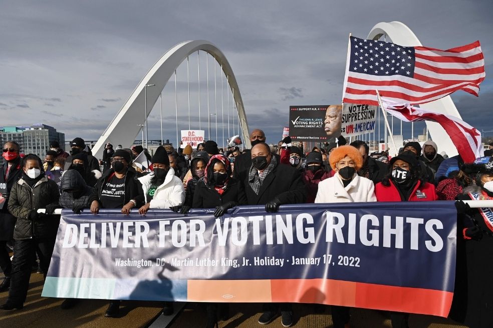 Familia de Martin Luther King le pide al Senado que proteja el derecho al voto