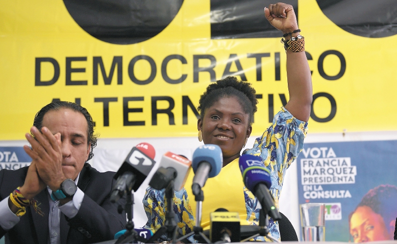 Hito de Francia Márquez y 17 congresistas afros