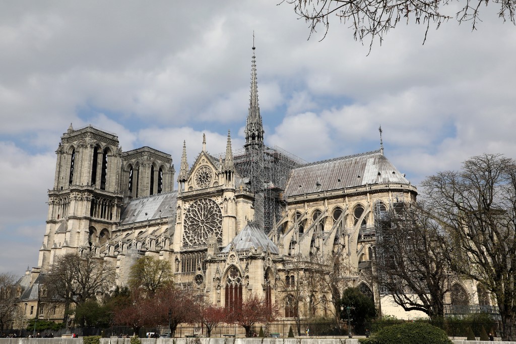 La catedral está ubicada en el corazón de Paris. Foto: AFP
