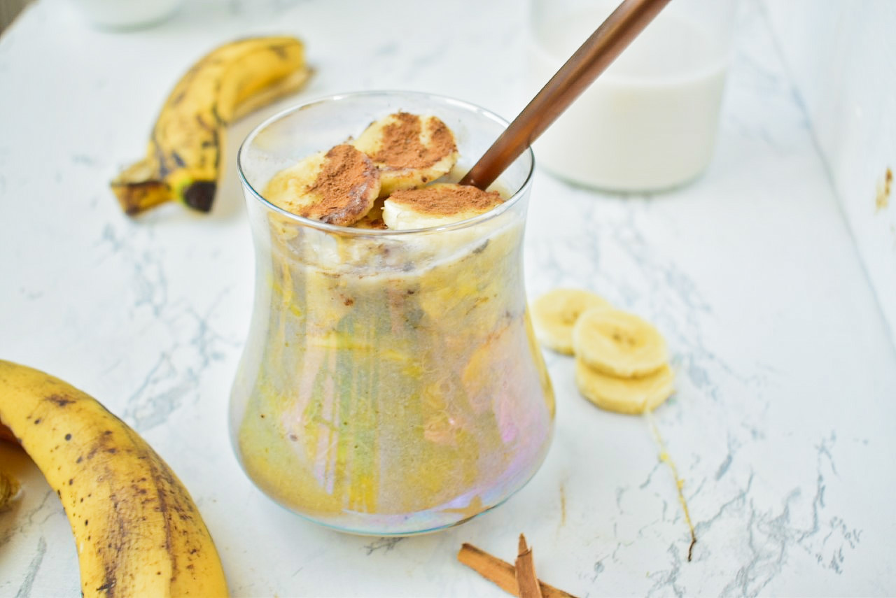 Sirve con un poco de canela en polvo y disfruta como postre o merienda.