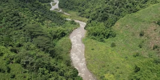 Las labores de búsqueda se suspendieron al tercer día debido al difícil acceso a las áreas del río Guarinó.