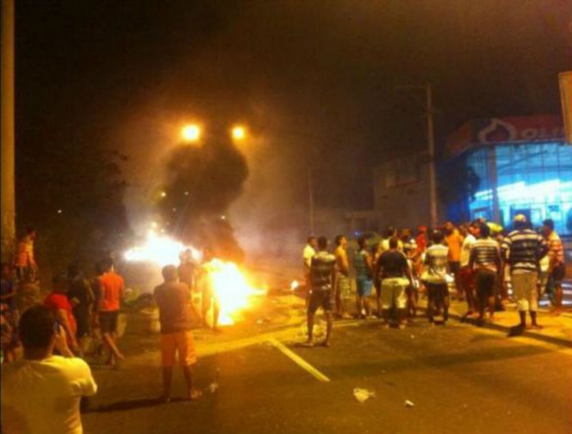 Habitantes de Cartagena protestaron contra Electricaribe