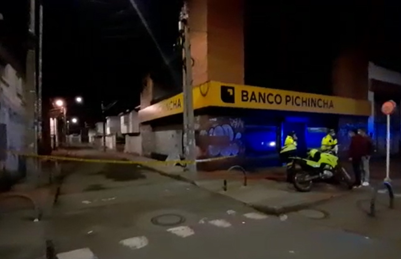 Policía frustra robo a sede bancaria en el noroccidente de Bogotá
