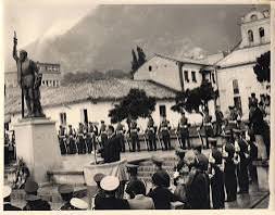 6 de agosto de 1960: la estatua de Gonzalo Jiménez de Quesada fue inaugurada en Bogotá como un regalo del Gobierno español.