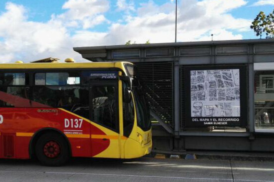Galería de arte inspirado en Bogotá se toma Transmilenio