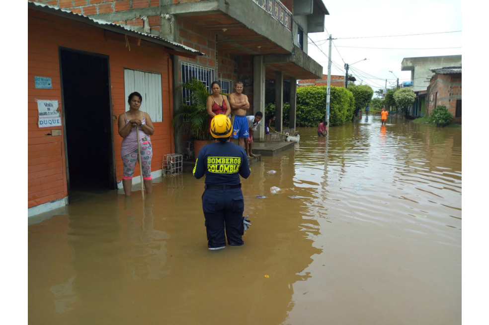 La ciudad colapsó ayer por la noche ante el agaucero que cayó durante varias horas. Imagen de referencia