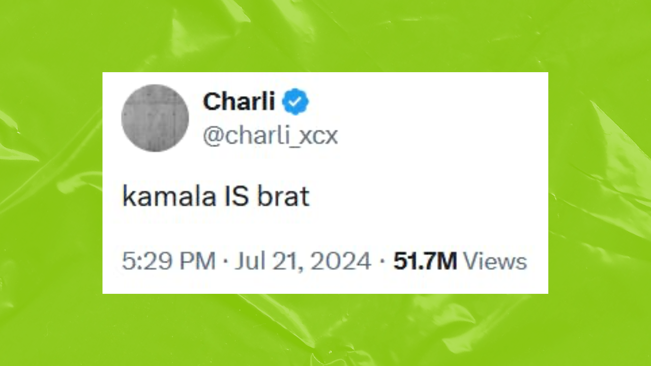 Charlie XCX Kamala is brat