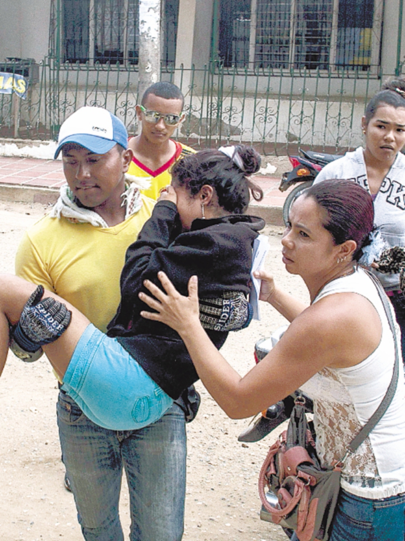 El Instituto Nacional de Salud atribuyó a un episodio de histeria colectiva lo ocurrido en El Carmen de Bolívar. / AFP