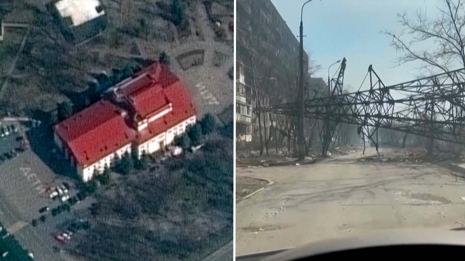 Ucrania: al menos 300 personas habrían muerto en bombardeo al teatro de Mariúpol