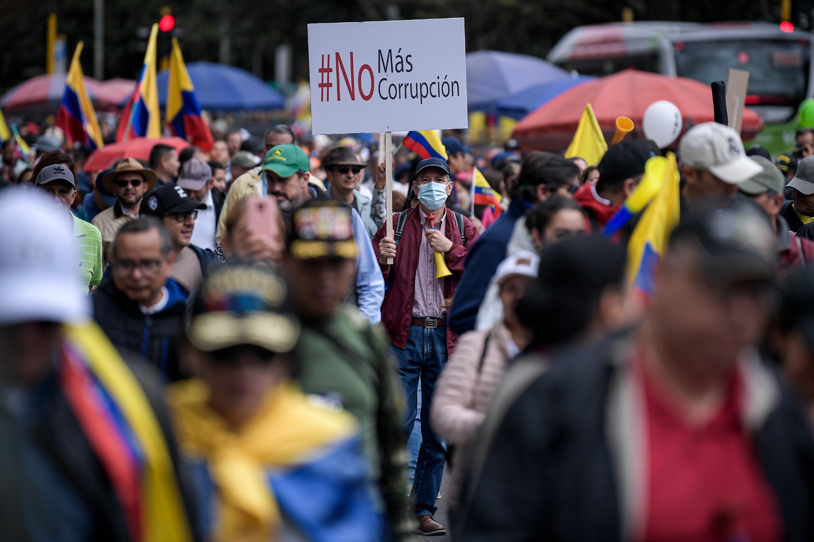 El recorrido comenzó en el Parque Nacional, en donde centenares de manifestantes se dieron cita.