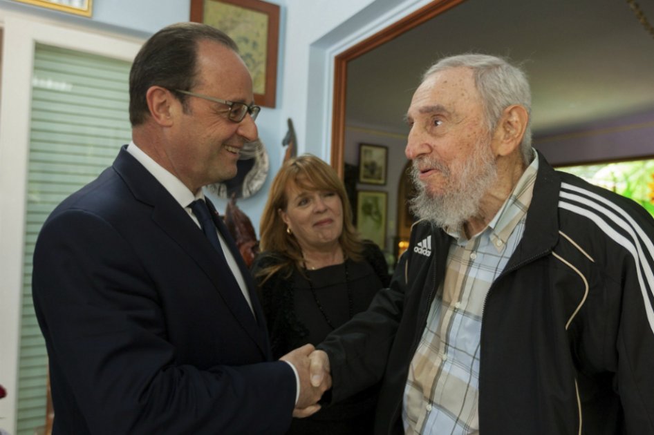 Hollande se reúne con Fidel Castro en histórica visita a la Cuba del «deshielo»