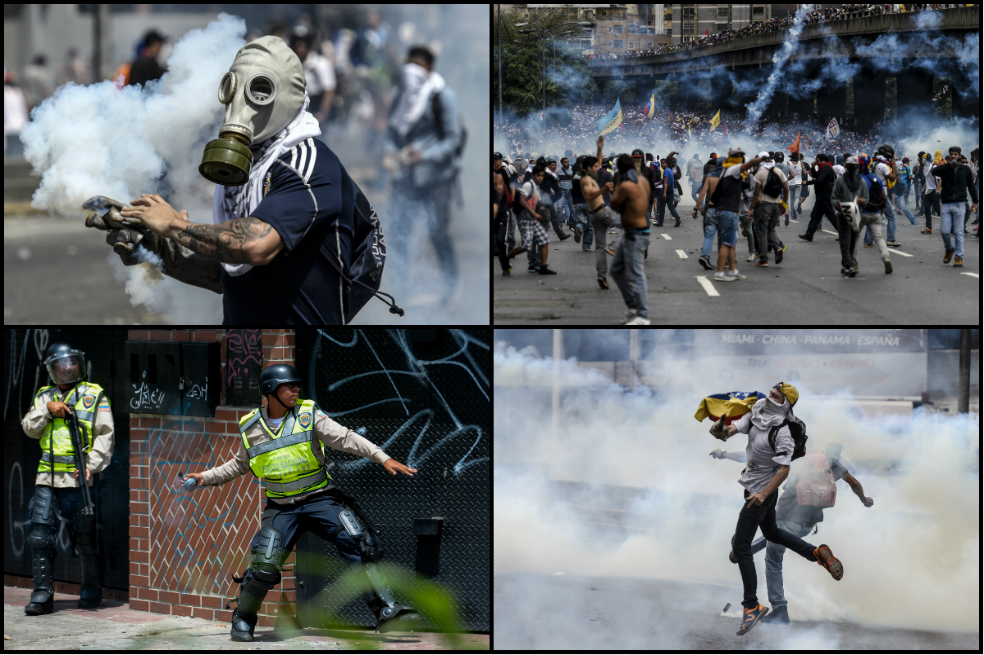 En fotos: Reacciones encontradas por la toma de posesión de Nicolás Maduro