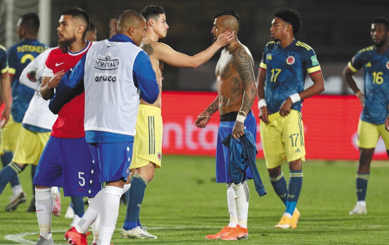 Las veces que Chile y Colombia jugaron en Santiago: ¿cómo nos fue?