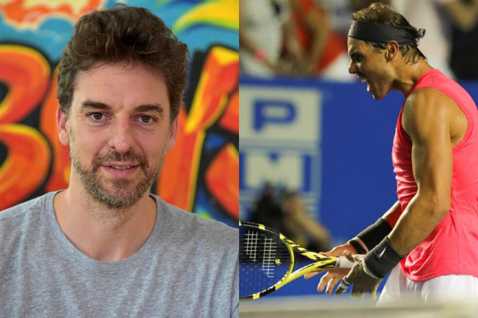 Nadal y Gasol se unen para liderar una campaña contra el coronavirus