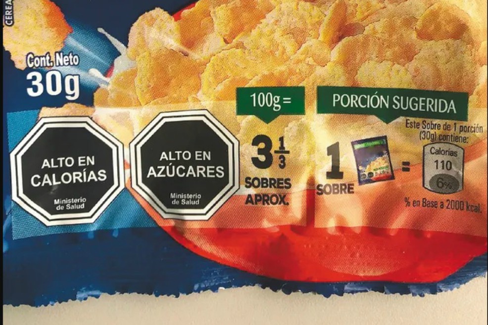 El 49% de los participantes afirmó que los sellos frontales octagonales los disuadía de consumir productos ultraprocesados.
