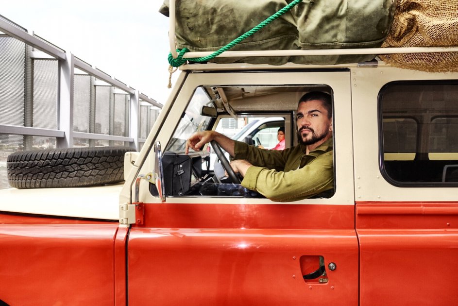 Juanes en la grabación del video "Fuego". / Cortesía