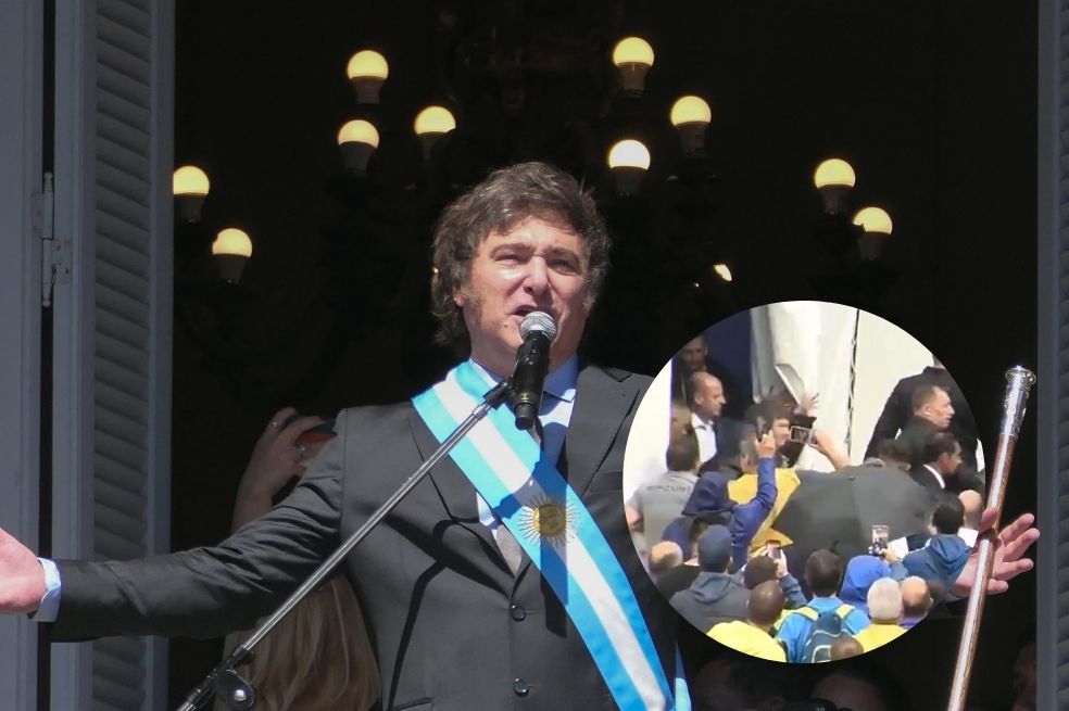 Video: impresionante abucheada a Javier Milei cuando fue a votar en elecciones de Boca