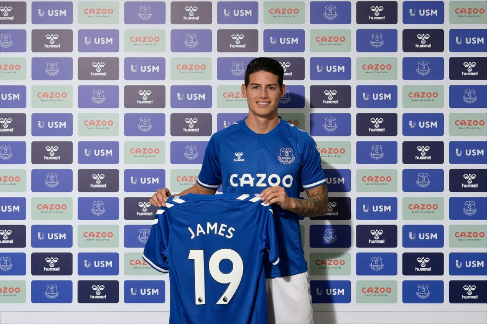 ¡Oficial! James Rodríguez es nuevo jugador del Everton de Carlo Ancelotti