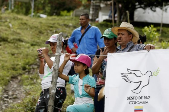 Santos llega a El Orejón, (Antioquia)