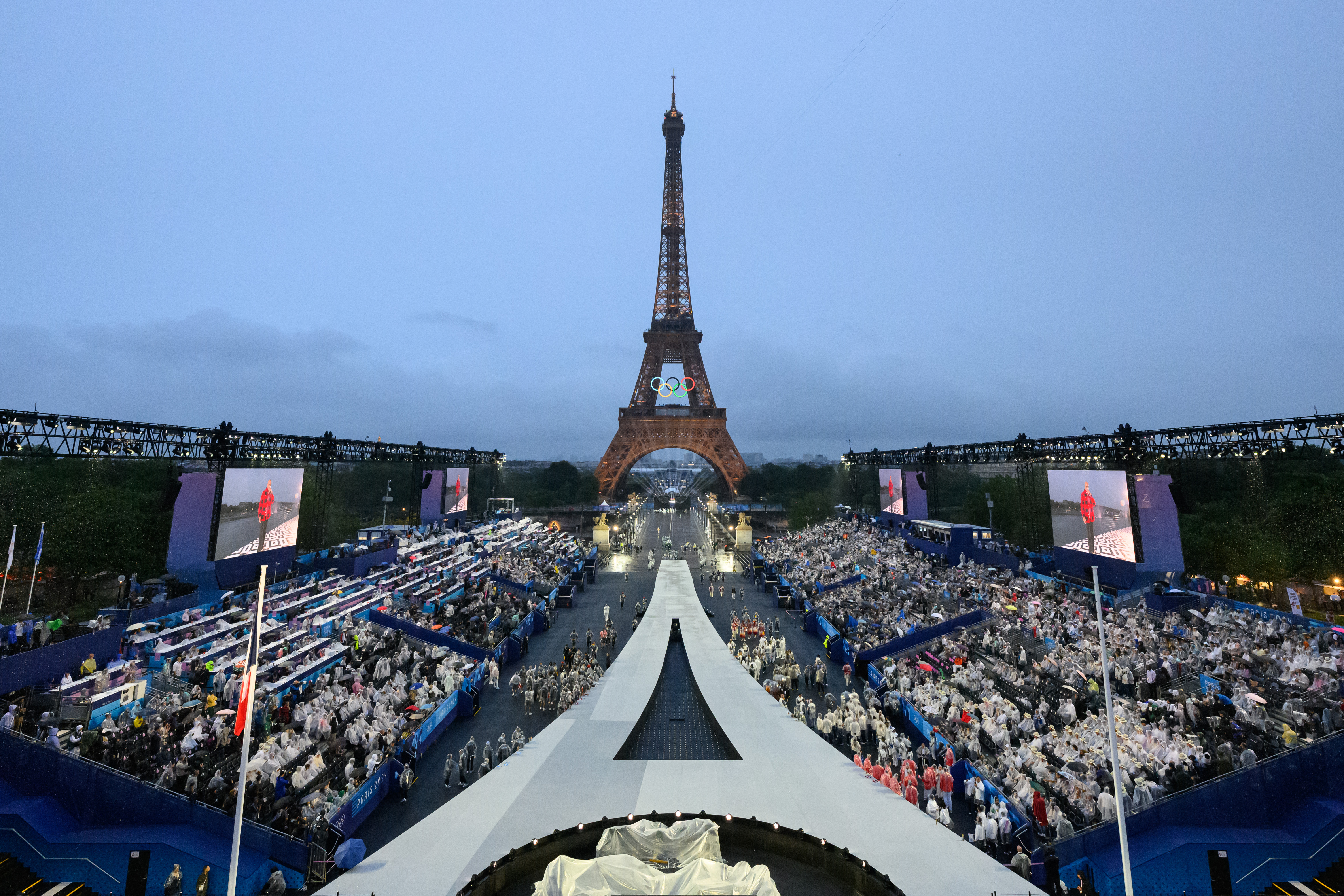 Inauguración de los Juegos Olímpicos de París 2024.