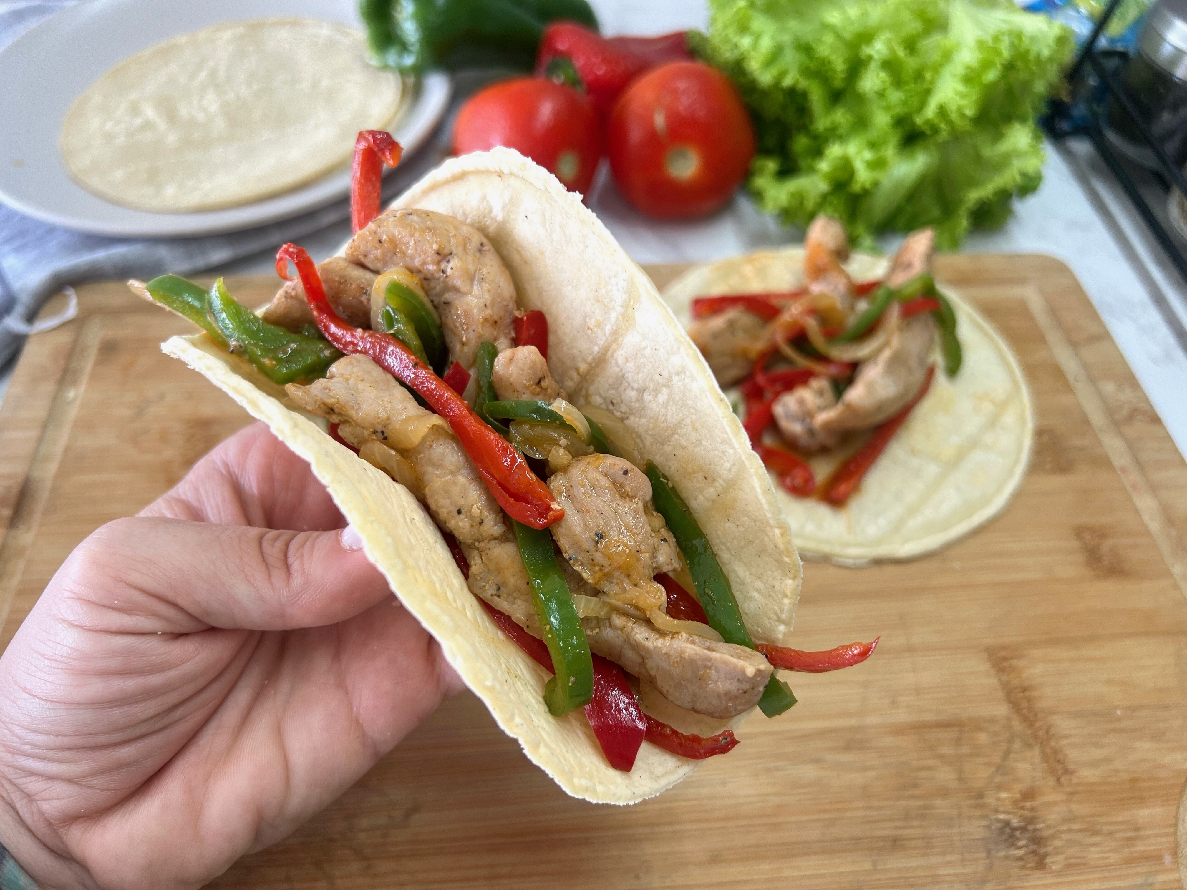 Domingo de taquitos de cerdo para saborear