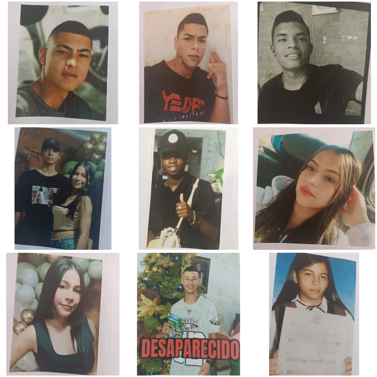 Estos son algunos de los menores de edad que han desaparecido en Cartago (Valle del Cauca) en el último año