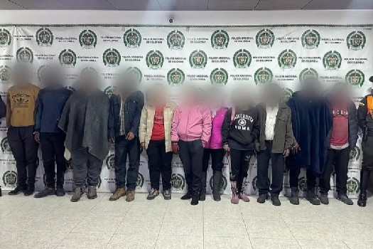 11 capturados en Soacha por quemas forestales para extracción de carbón