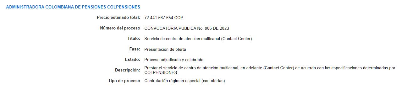 Colpensiones center