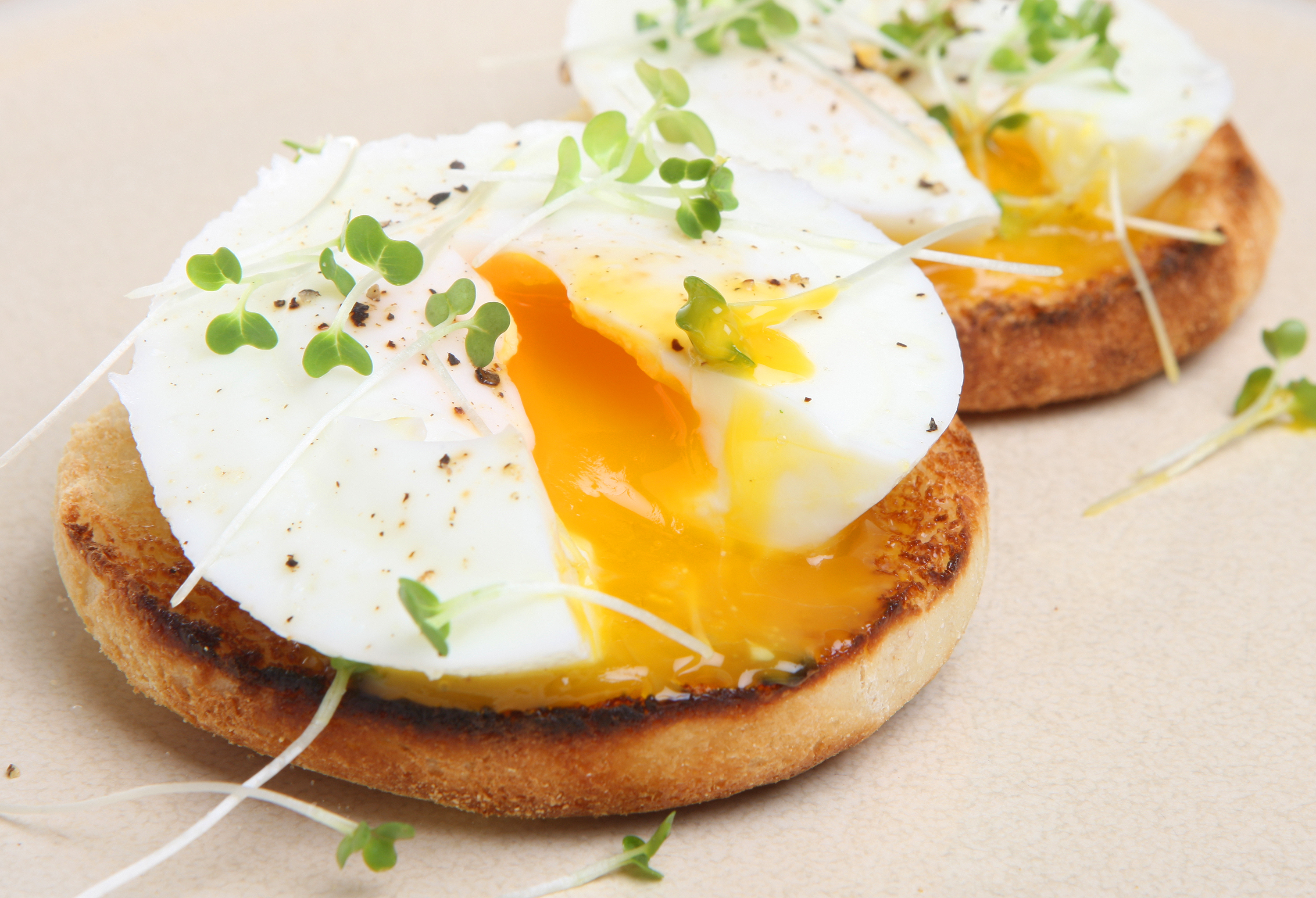 Huevos pochados