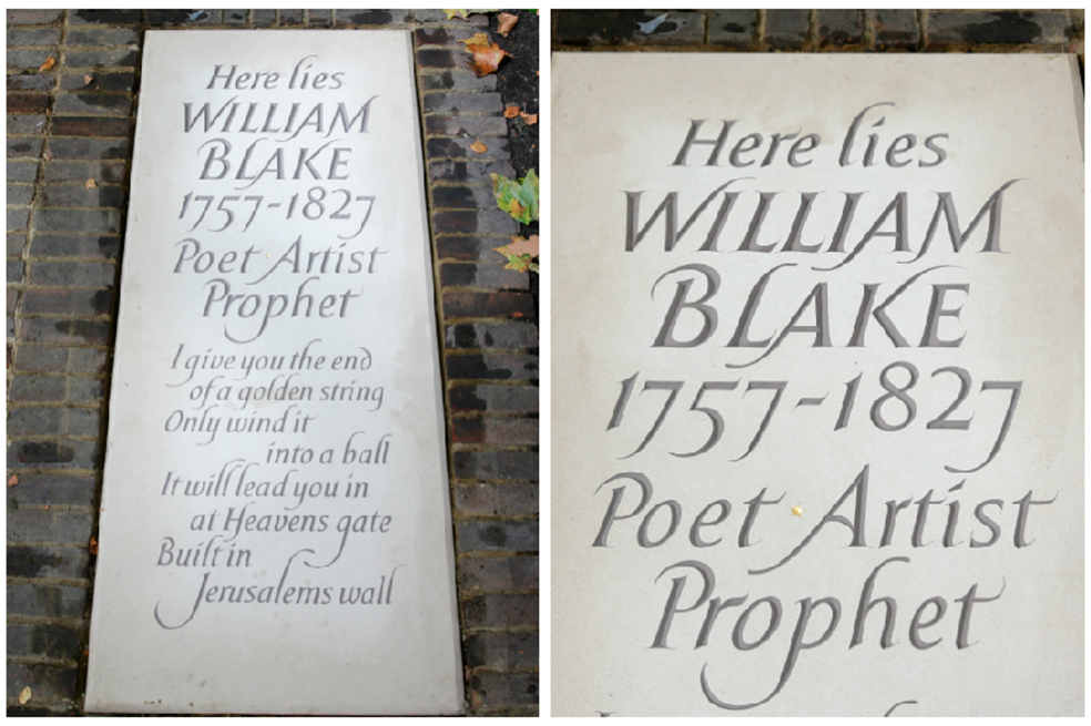 Admiradores del poeta William Blake hallan su tumba en Londres