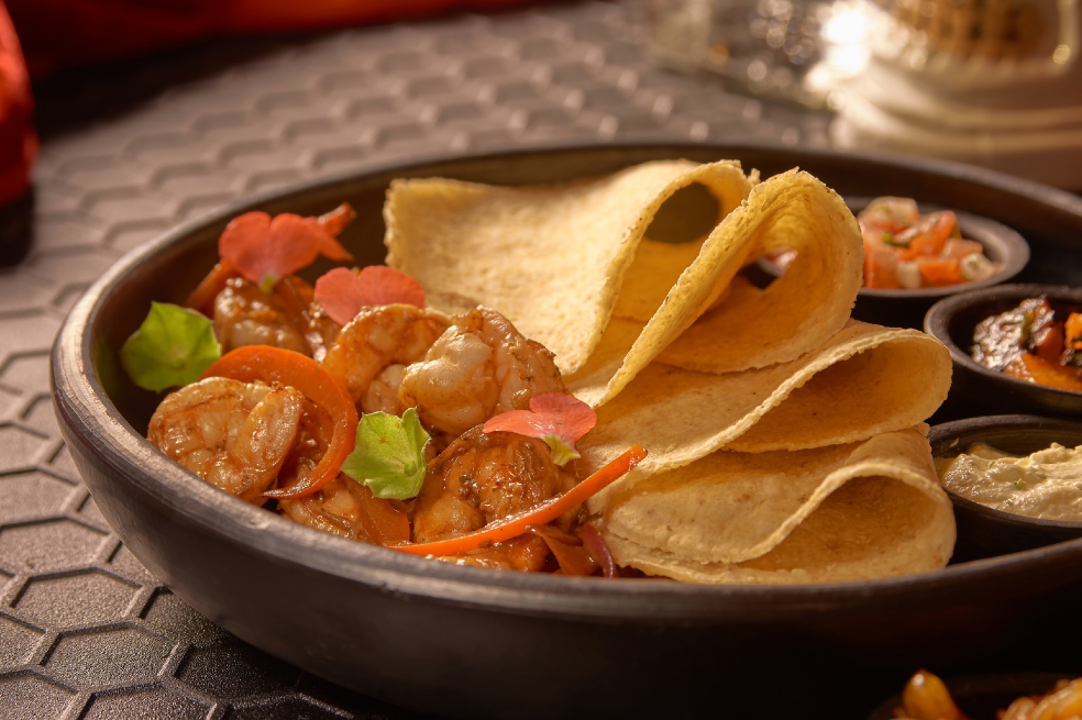 Receta del día: fajitas de camarón