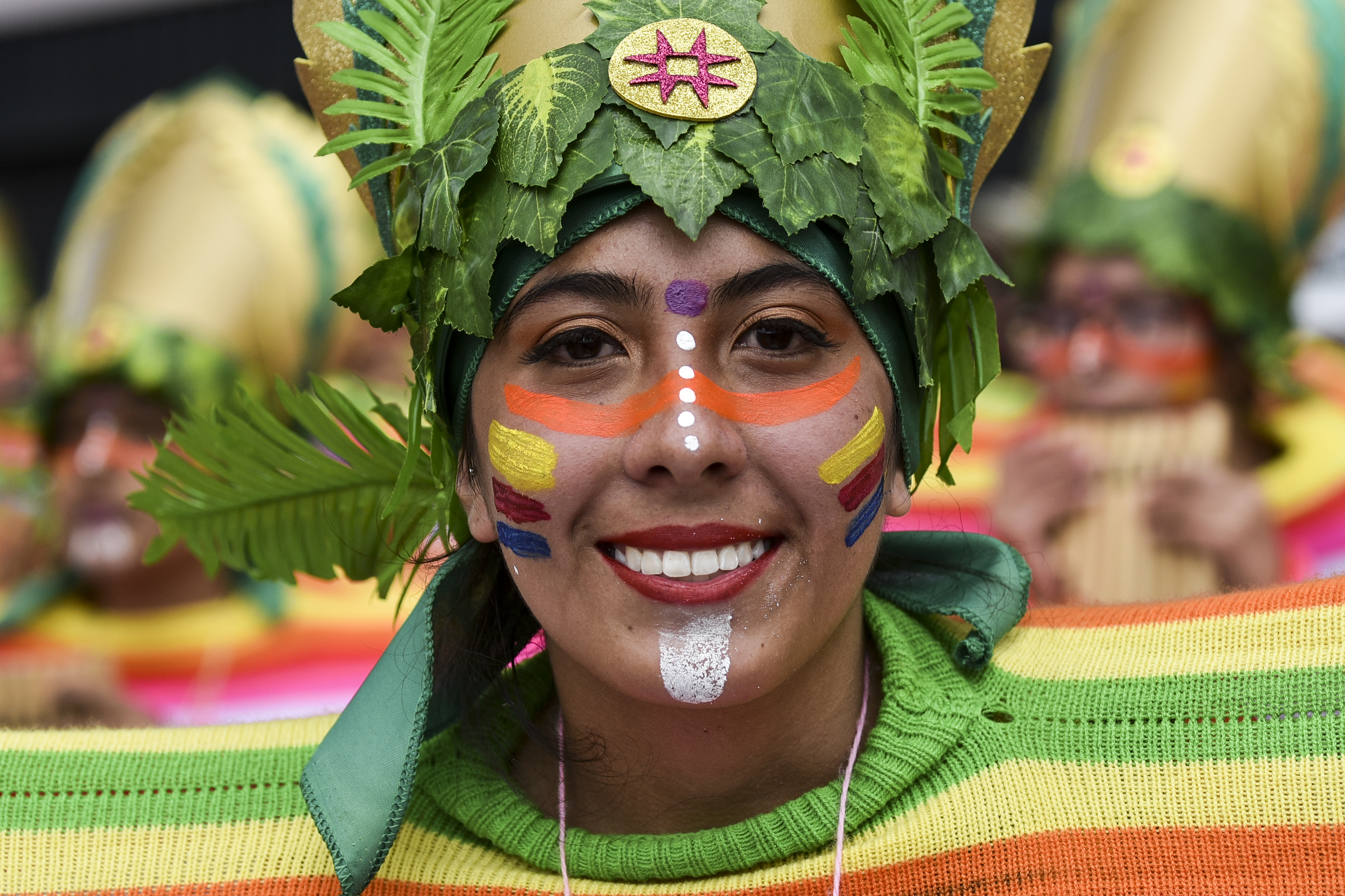 Las fotos más coloridas del Carnaval de Negros y Blancos
