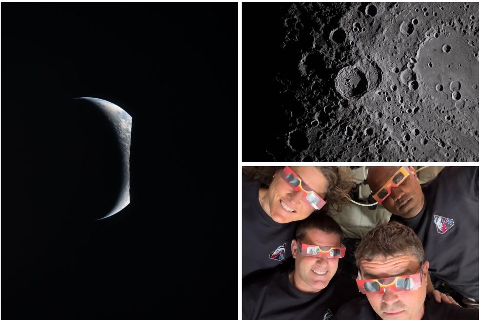 En su viaje, la misión Artemis 2 ha capturado fotografías que le han dado la vuelta al mundo. Estas son las que consiguió tomar de la cara oculta de la Luna.
