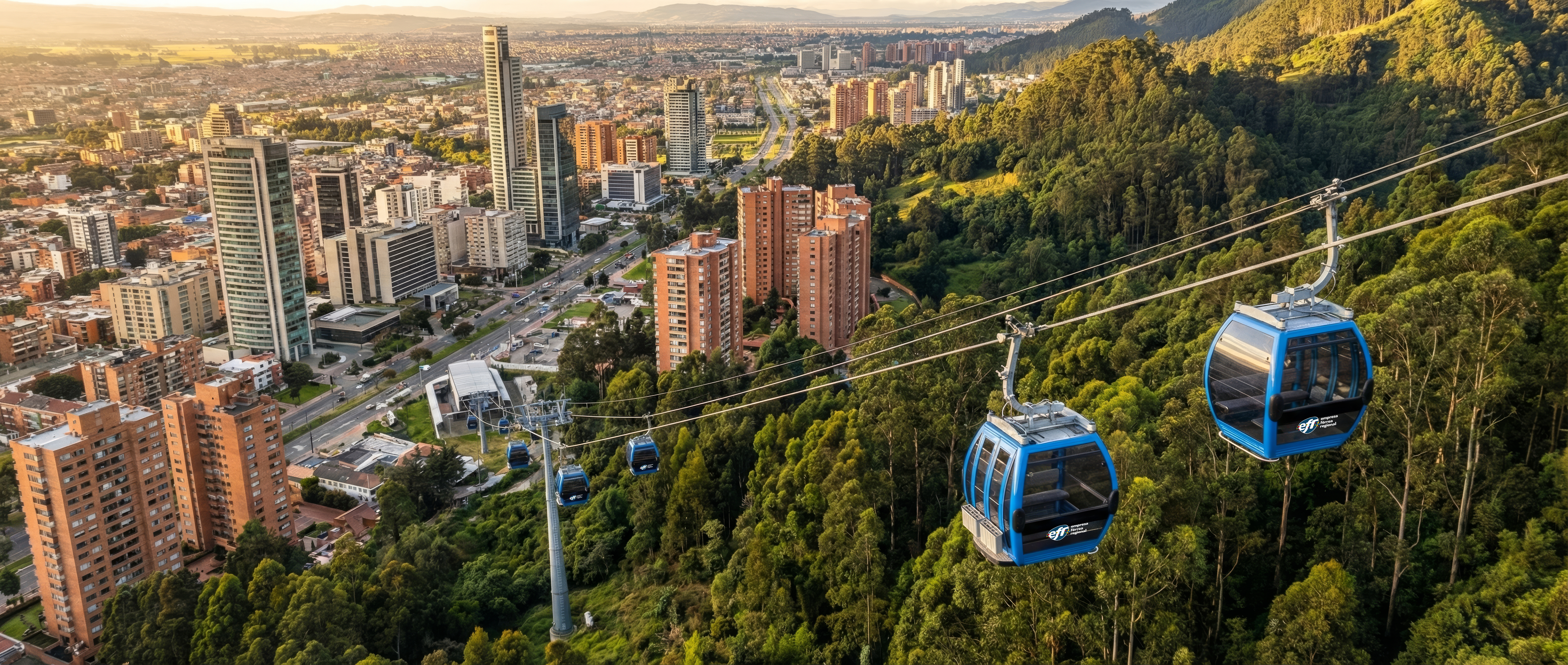 Cable aéreo La Calera: solución de movilidad que enfrenta reparos por su impacto ambiental