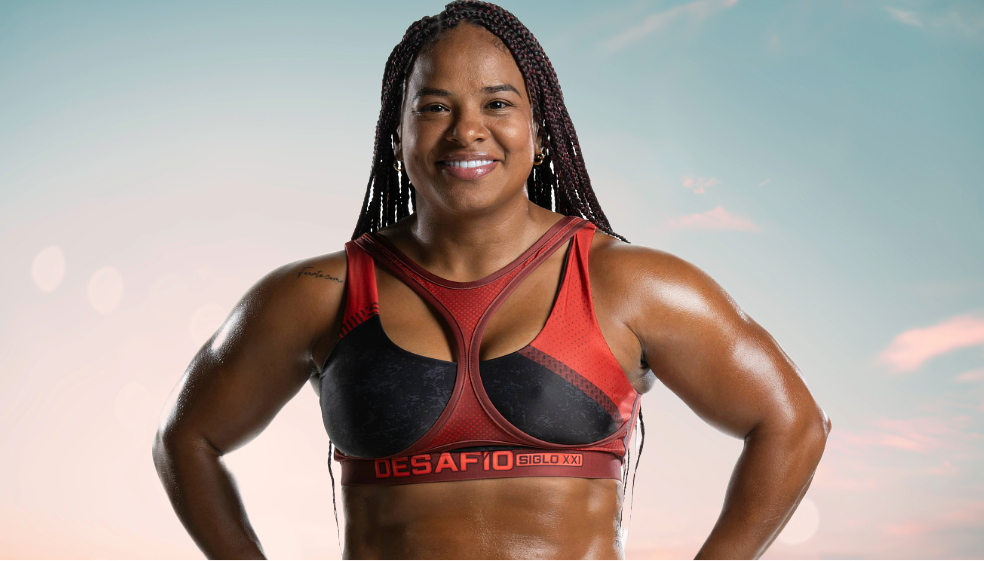 'Mencho', atleta colombiana y participante del 'Desafío 2025'.
