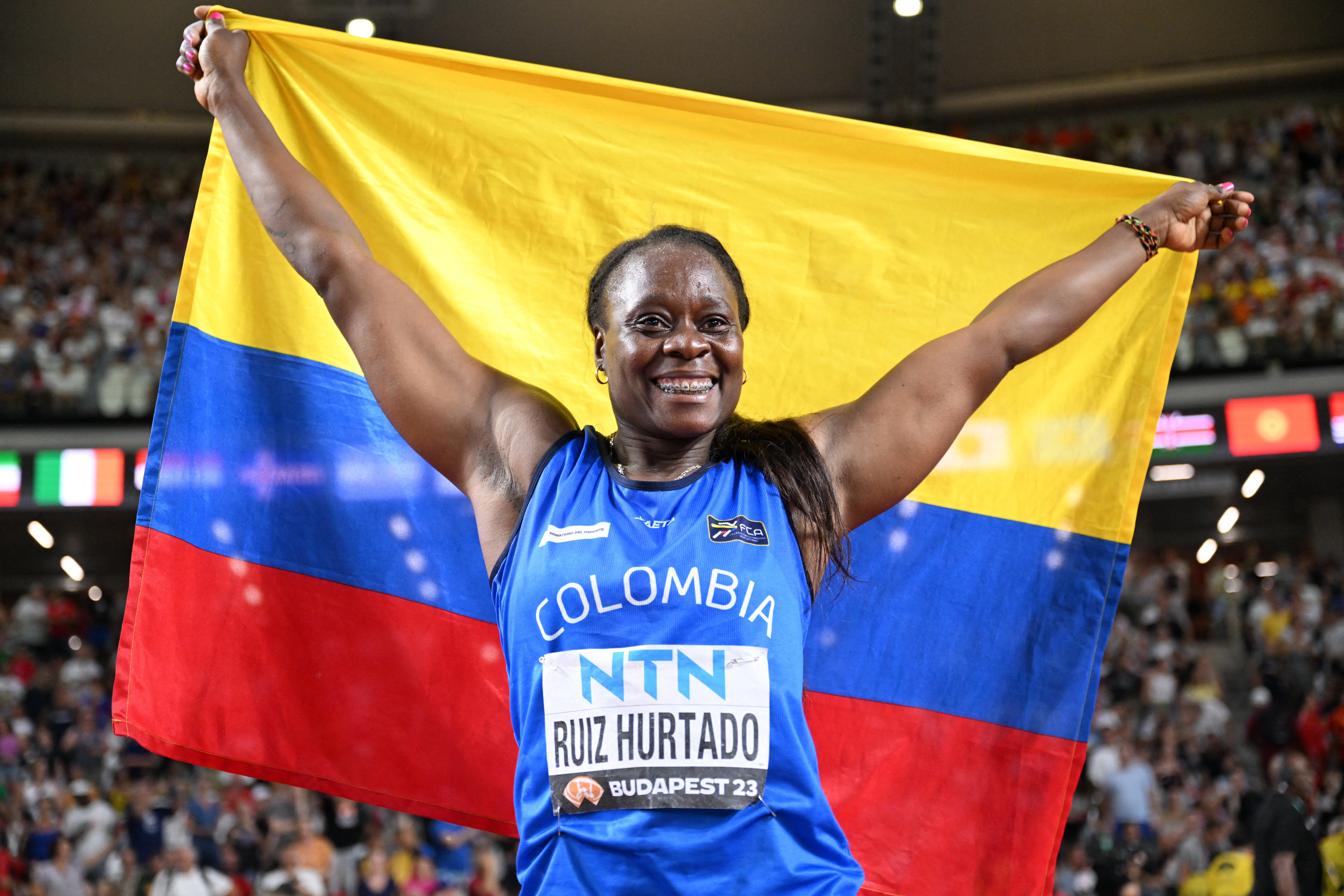 Flor Denis Ruiz, subcampeona mundial de lanzamiento de jabalina