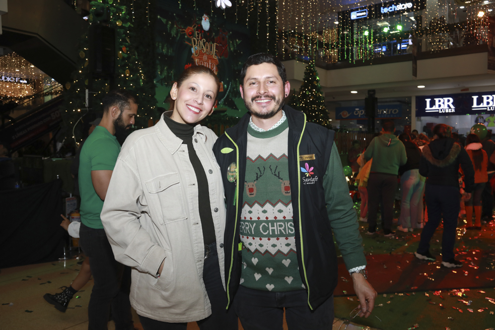 Inicia la navidad en el centro comercial Santa Fe