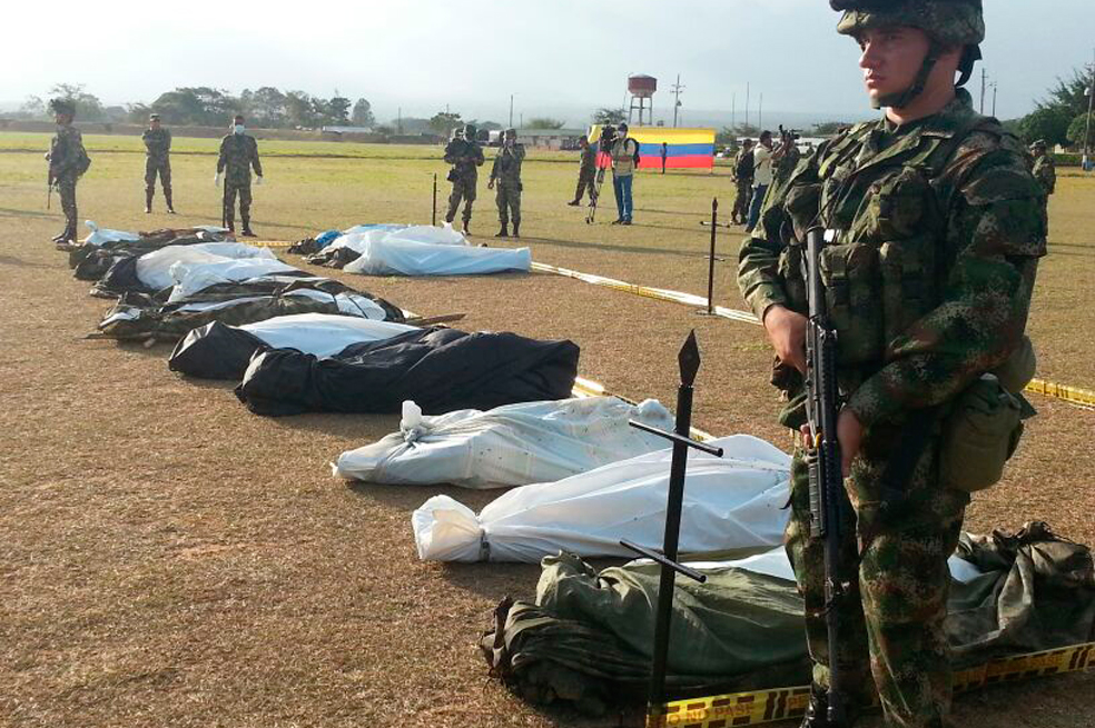 Imágenes del bombardeo a las Farc en Arauca