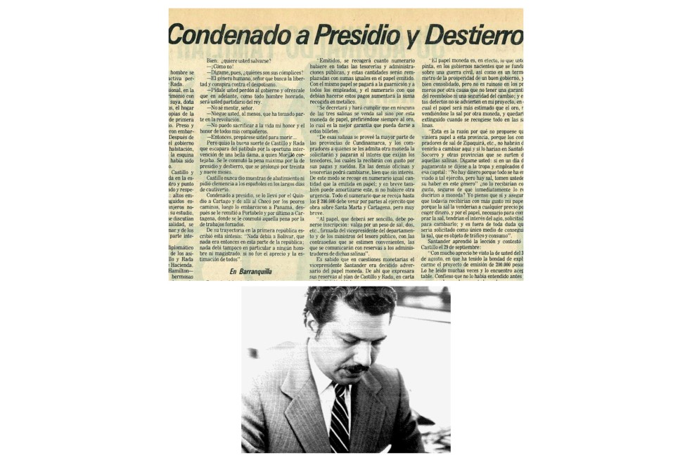 Doscientos años de Castillo y Rada (II)