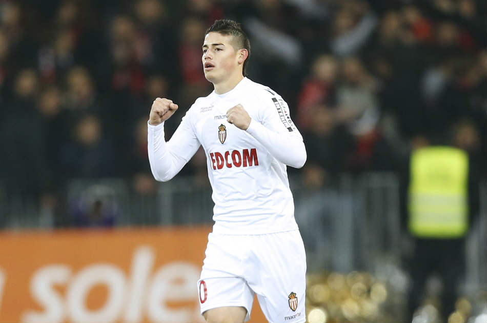 James Rodríguez volvió al gol con el Mónaco, que derrotó al Niza