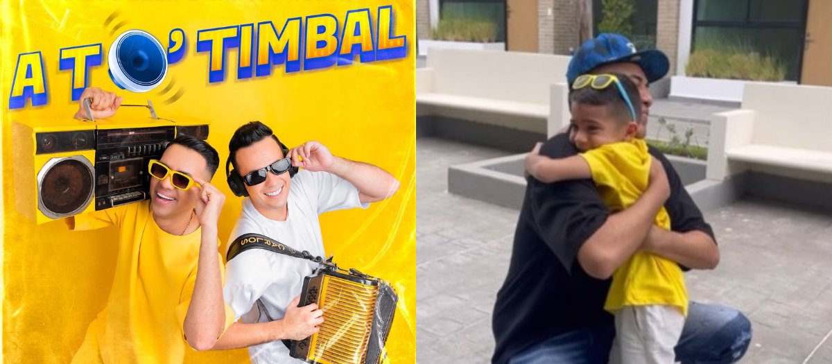 Diego Daza le cumplió el sueño a un niño de festejar su cumpleaños juntos