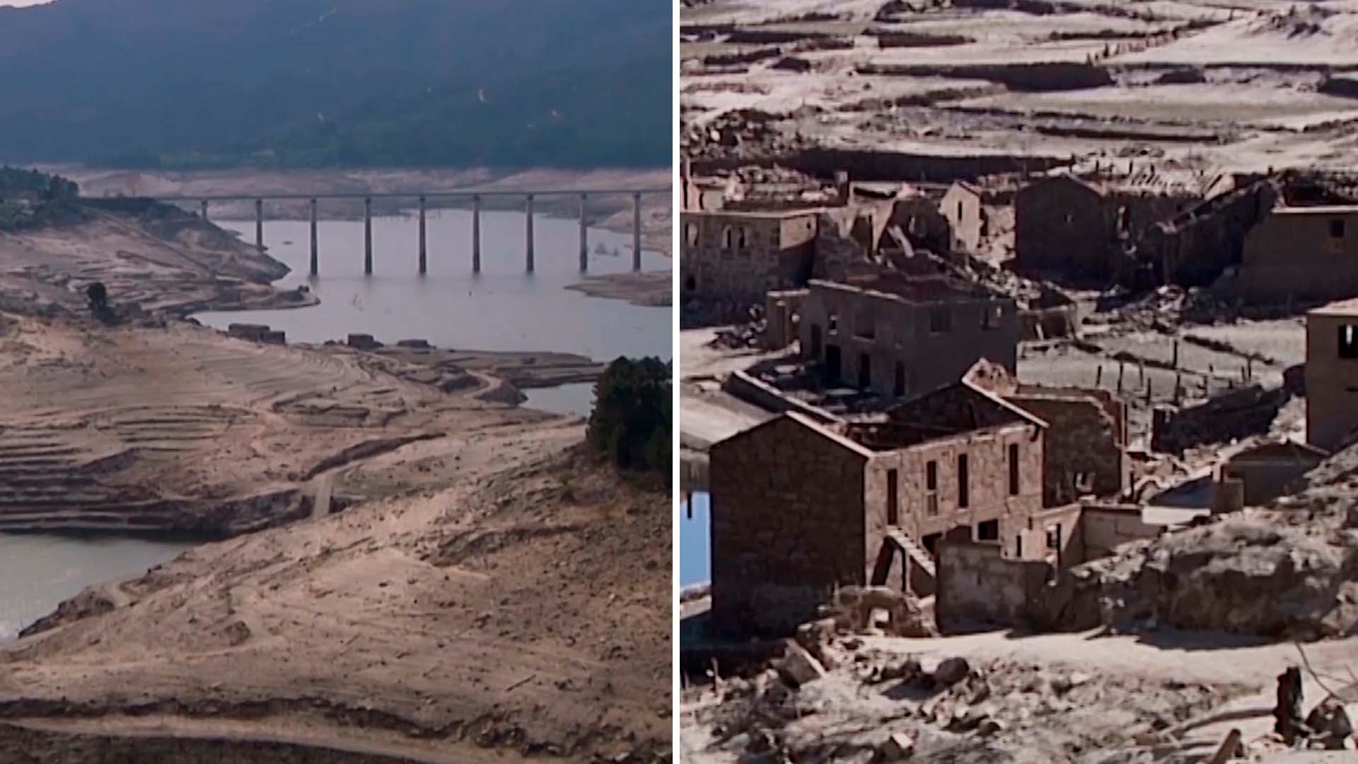 España: reaparece pueblo sepultado en la zona de Aceredo