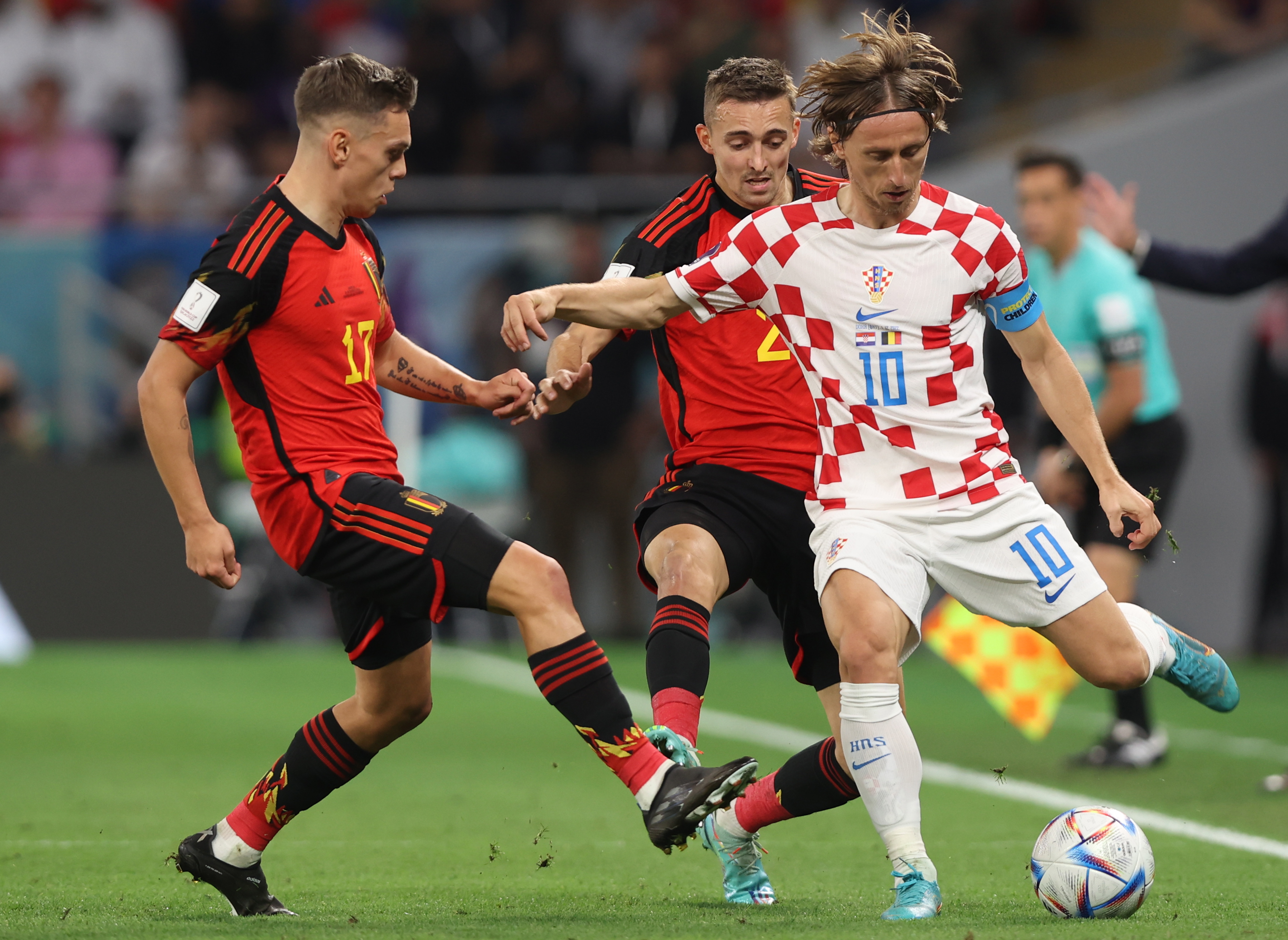 Sorpresa: Bélgica empató con Croacia y se despide del Mundial en la primera ronda