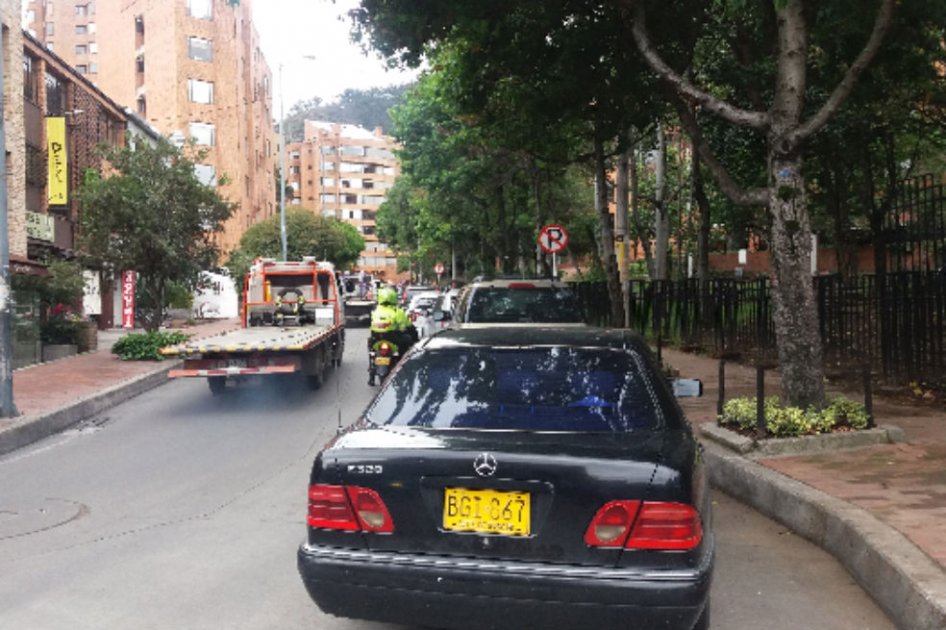 En cuatro meses se han impuesto 4.855 comparendos en Bogotá por mal parqueo