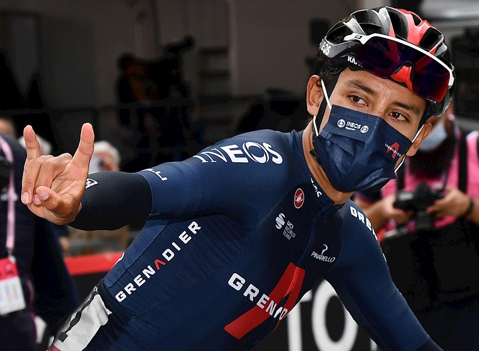 Egan Bernal y el primer encuentro con los Apeninos